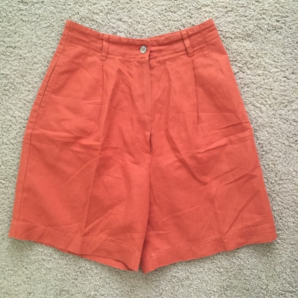 Linen high waisted shorts - Picture 1 of 6
